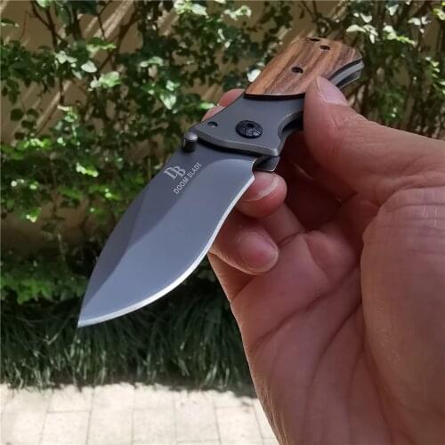 58HRC Folding Knife Tactical Blade Multi High Hardness Military Knives for Camping Hunting Survival Outdoor Activities Mens Gift