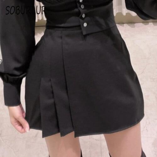 SOBURLUR Women's Pleated Skirts