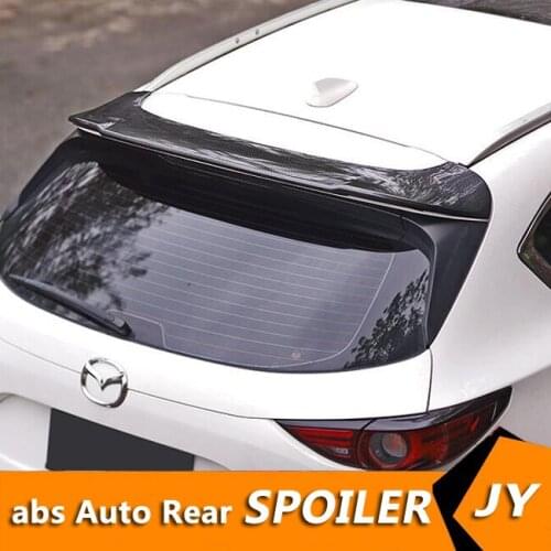 For MAZDA CX-5 Spoiler 2014-2017 MAZDA CX-5 spoiler High Quality ABS Material Car Rear Wing Primer Color Rear Spoiler