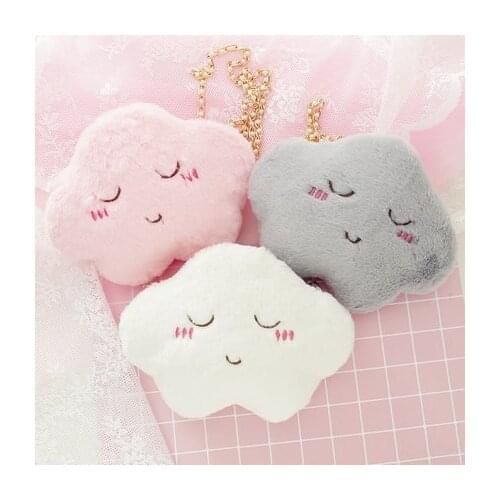 Super Cute Furry Single Shoulder Bags Mini Phone Wallet Bag Purse Cartoon Lolita Chain Sweet Girl Kawaii 11 types