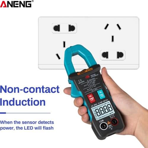 ANENG ST204 Clamp Meter 4000 Counts AUTO digital DC/AC Current Voltage Clamp Analog Multimeter True Rms pinza amperimetrica