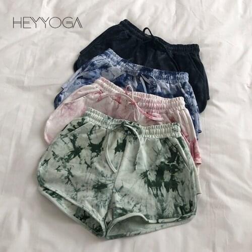 Womens Joggers Retro Printed Casual Chic Breathable Bottoms Harajuku New Shorts Women Tie Dye Side-slit Lacing Exercise Trousers