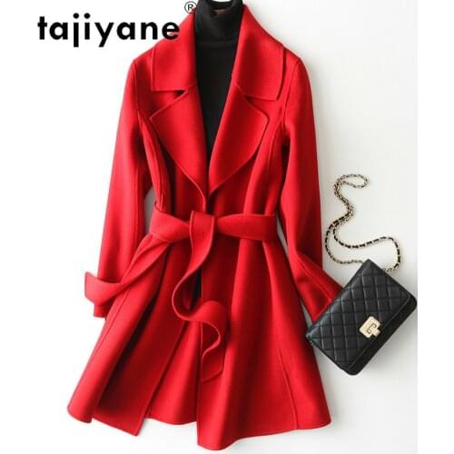 Winter Womens 2021 Coats and Jackets Women 100% Wool Jacket Womens Long Coat High Quality Slim Casaco Feminino TN1649