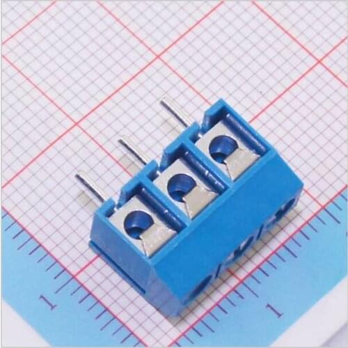 10PCS KF301-3P KF301-5.0-3P KF301 Screw 3Pin 5.0mm Straight Pin PCB Screw Terminal Block Connector