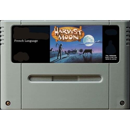 16Bit Games ** Harvest Moon ( French Version!! French Language!! )