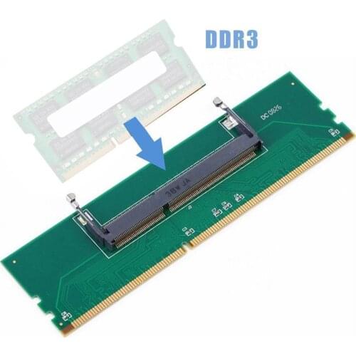 DDR3 RAM Memory Connector Adapter For SO-DIMM laptop Desktop DIMM Desktop to DDR3 Adapter RAM For Laptop Y8Y7