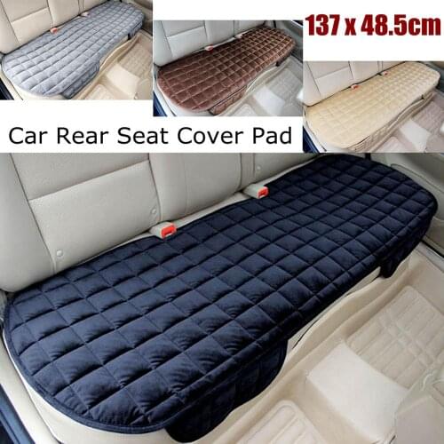 Auto Car Rear Seat Cover Mat Pad Universal Soft Comfortable Back Row Chair Cushion Protector Car Accessories Fit Most Car Truck