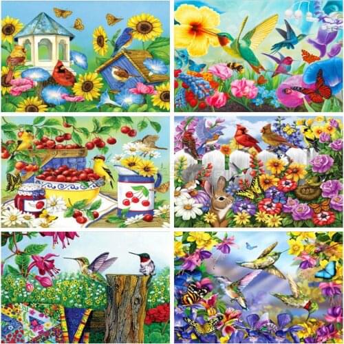 EverShine Diamond Painting Full Square Bird Cross Stitch Diamond Embroidery Animals Rhinestones Art New Arrivals Wall Decor