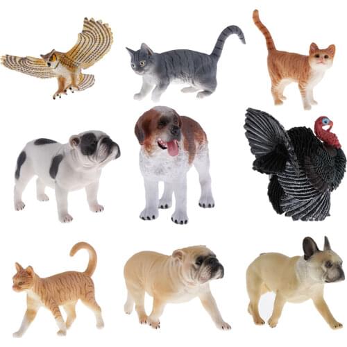 Wildlife Animals Action Figure，Realistic Animal Figurines Model Toy, Home Office Decorations