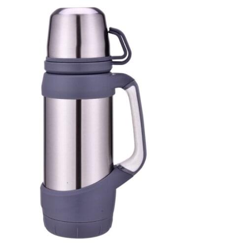 Hot Vacuum Flask Thermos With Bottle Thermal Bottle Stainless Steel Insulated Metal Travel Drinkware Coffee Thermoses Cup 1000ml
