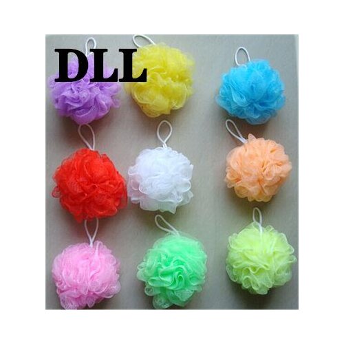 1pc Bath Ball Bathsite Bath Tubs Bath Towel Cleaning Mesh Shower Accessory Bath Flower Wash Sponge Product Washing body Tool