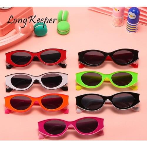 LongKeeper Fashion Kids Sunglasses Girls Boys Vintage Sun Glasses Baby Concave Frame UV Protection Children Eyewear Gafas De Sol
