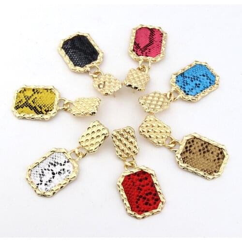 Fashion Statement Earrings 2020 Metal sequin snake earrings For Women Hanging Dangle Earrings Drop Earing Modern Female Jewelry