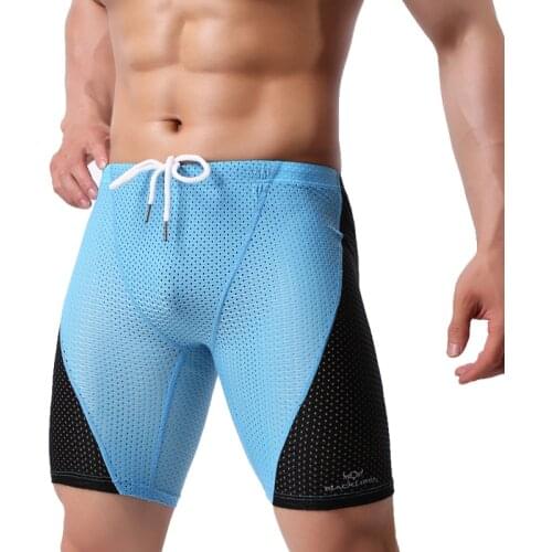 Mens Beach Summer Compression Shorts Spliced Short Leggings Joggers Quick-drying Skinny Fitness Shorts Men Shorts