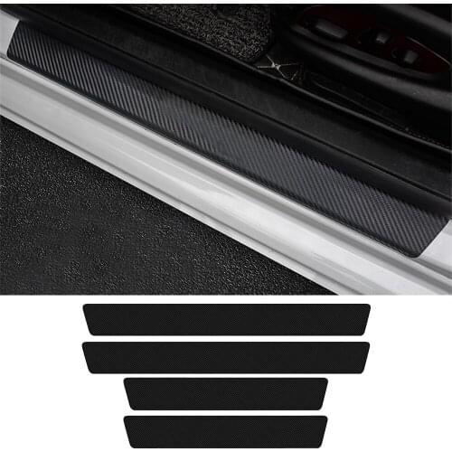 4Pcs Car Scuff Plate Door Sill Trim Welcome Pedal Car Accessories For Ford Focus 2 3 4 mk2 mk3 mk4 2021 2020 2019 2018 - 1998