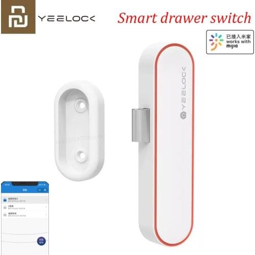 Original Youpin YEELOCK Smart Drawer Cabinet Lock Keyless Bluetooth Mi Home APP Unlock Anti-Theft Child Safety File Security