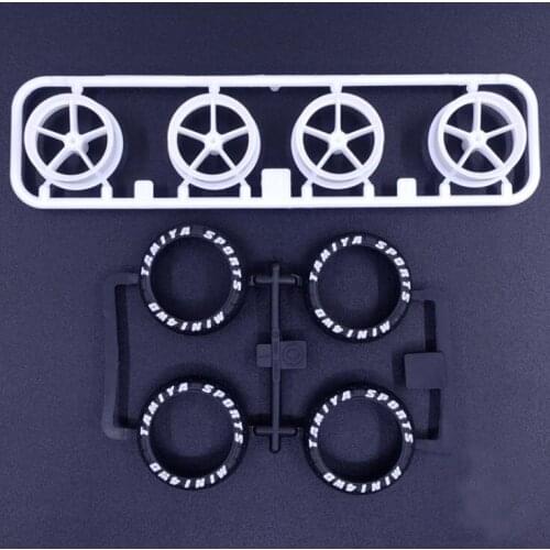 Tires Wheels Large Diameter Lettering Tyre For 95464 AVANTE MK3 Tamiya Mini 4WD Car Model