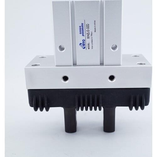 High quality double acting air gripper with dust cover bore 32mm MHZJ2-32D MHZLJ2-32D/D1/D2 SMC type clamps pneumatic cylinder
