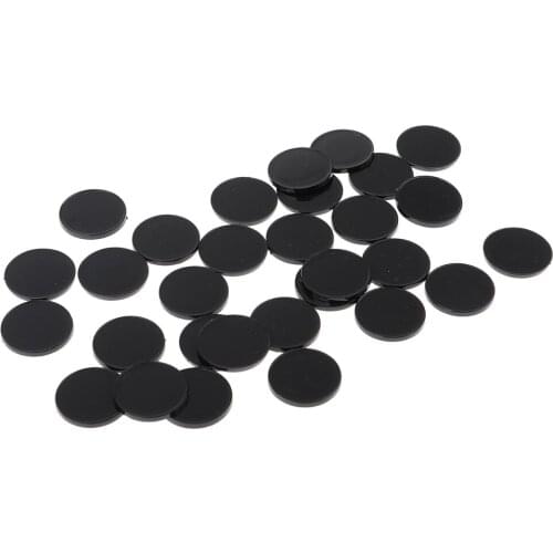30pcs Plastic Round Base 22mm Miniature Display Stand RPG Wargames Accessory