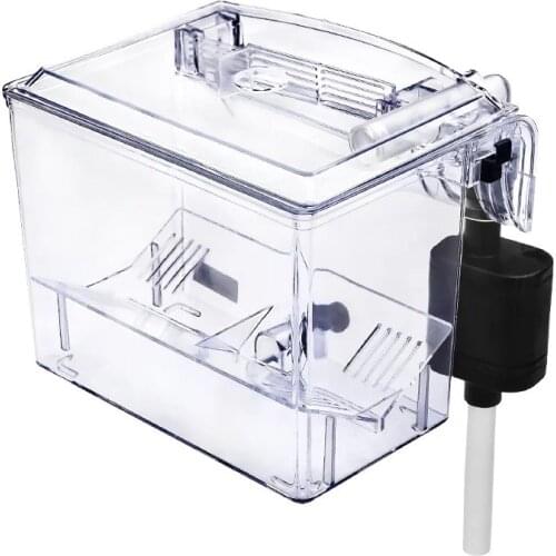 Aquarium Breeding Hatchery House Clear Fish Tank Incubator Aquarium Transparent Breeder Isolation Hanging Box Pump