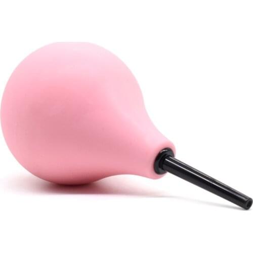 Anal Douche Enema Bulb Vaginal Douche Enema Cleaner for Womens or Mans Health 225ml Pink