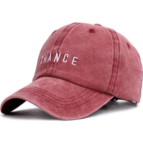 Vintage Style Men Baseball Caps Washed Cotton Letter Embroidery Dad Hat Six Panel Black Navy Red Purple Khaki Yellow