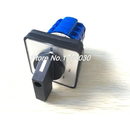 CA10 6 Positions 12 Screw Terminals Rotary Select Cam Changeover Switch