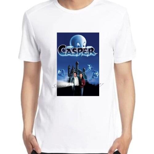 COOL CASPER MOVIE POSTER Print graphic Oversized T Shirt Men Short Sleeve Shirt Cool Tees Tops Harajuku Streetwear Men clothing