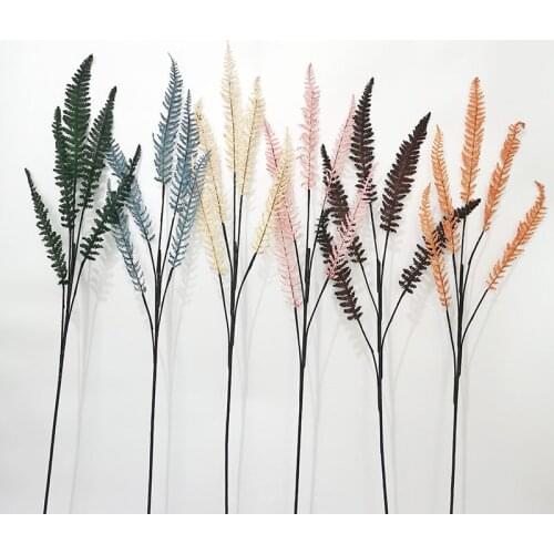 5Pcs 120cm Artificial Persian grass fake foam Plants Leaf Flower Wall Wedding Road Lead Christmas home decoration display flower