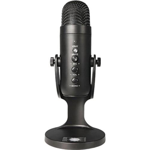 Snowman USB Condenser Microphone Computer Mobile Phone Game Live K Song Recording Microphone with Monitor Type-c