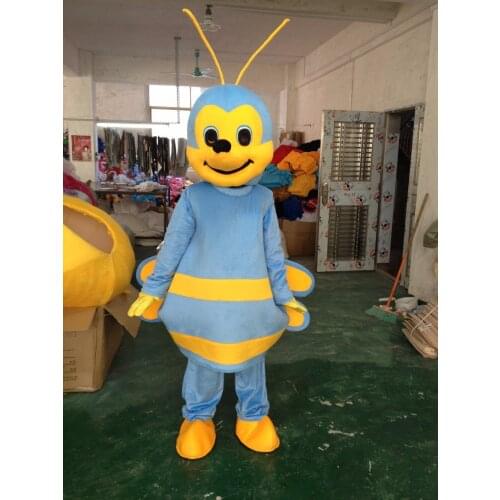 Bee Hornet Mascot Costume Wasp Bee Funny Mascots Cartoon Apparel Cosplay Theme Mascotte Carnival Costume Halloween Party Suit