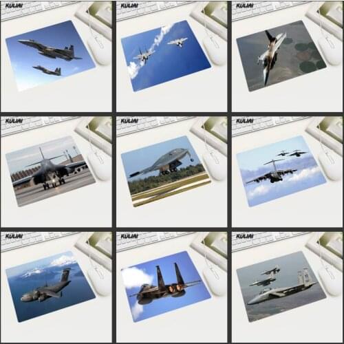 XGZ F15 C17 F16 Various Aircraft Cool Mouse Pad Rubber Compact and Easy To Carry 22x18 Home Computer Laptop Gaming Mouse Pads