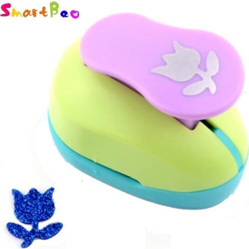 Small Tuilp Scrapbooking Scrapbook Craft Punch Scrapbook Cortador ; Pattern width about: 15mm/0.6"