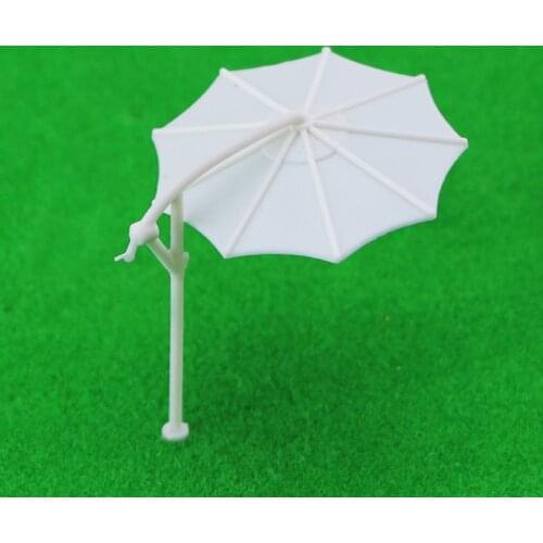 Model Material DIY Sand Table With The Scene Scale 1/75/100/150/200 ABS Outdoor 7-Shape Square Sun Beach Building 10PCS