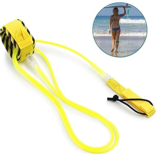 Paddle Leash Surf Leash Surfing Surfboard Leash Smooth Steel Swivel Surfing Leg Rope Paddleboard Leash 6FT