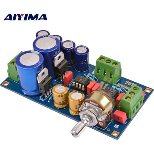 AIYIMA NE5532 Preamp Amplifiers Tone Audio Board Musical Fidelity Fever Preamplifier Volume Tone Control Board