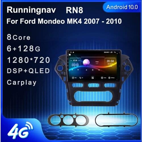 Runningnav For Ford Mondeo MK4 2007 2008 2009 2010 Android Car Radio Multimedia Video Player Navigation GPS