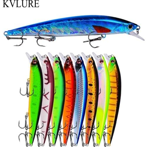 1PCS 14cm 18.5g 3D Bionic Minnow Fishing Lure Hard Bait with 3 Fishing Hooks Fishing Tackle Lure 3D Eyes Artificial Bait Tackle