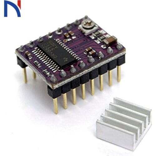Reprap Stepper Driver DRV8825 Stepper Motor Driver Module with Heatsink For 3D Printer Parts Ramps 1.4 Board