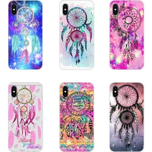Diamond Painting Dream Catcher For Huawei G7 G8 P8 P9 P10 P20 P30 Lite Mini Pro P Smart Plus 2017 2018 2019 Silicone Phone Cases