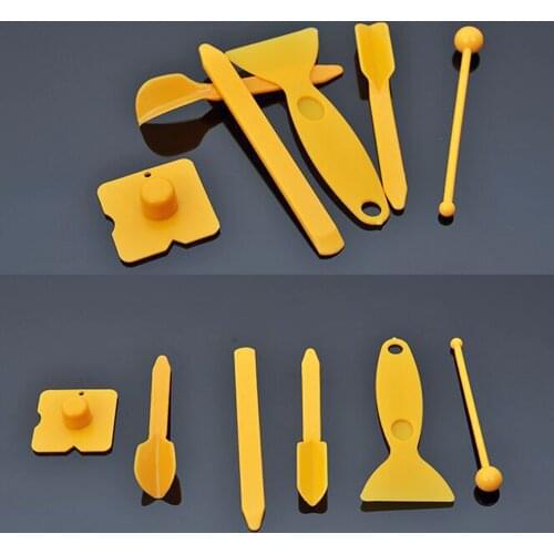 Sealant Finishing Scraper Negative Angle Glass Glue Cleaning Tool ABS Floor Tile Cleaner Beautiful seam trimming Practicalaids