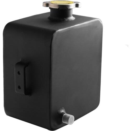 Universal 2L Aluminium Water Coolant Header Overflow Expansion Recovery Tank for Car Repair Maintenance