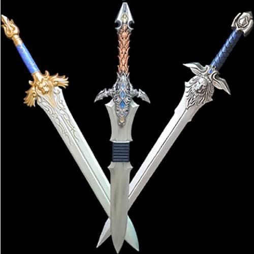 1:1 Pu Sword Weapon Prop Cosplay Llane Pu Rubber Samurai Knife Sword Katana Espada Children Simulation Weapons Toys For Teen