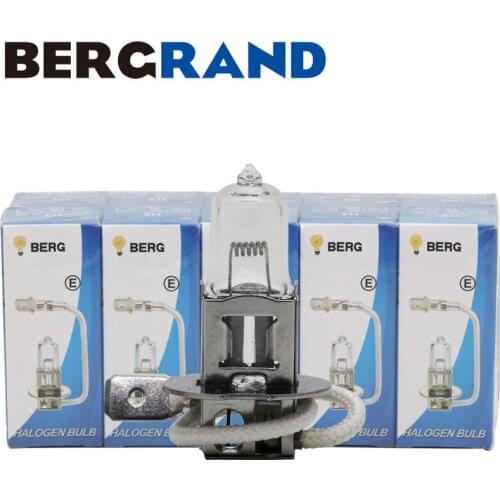 10PCS H3 24V 70W Truck Bus Headlight Clear Glass Halogen Lamp Fog Lights Head lamp Bulbs 3100K UV Stop Quartz Glass Truck Light