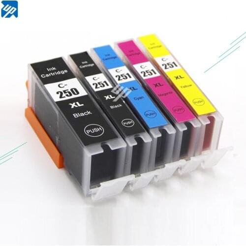 15pk PGI250XL CLI251XL Ink Cartridge w/Chip For Canon PIXMA MG5620 MG6620 MG7520