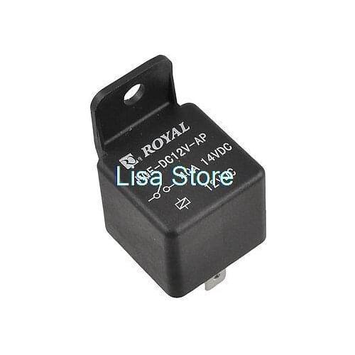 2016 Black 40A 12VDC relay Rectangle Case Linked SPST Power Relay RQF-DC12V-AP Type 12V Coil Fast Free Delivery
