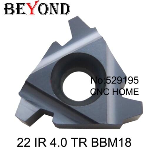 22 IR 4/5/6/4.0/5.0/6.0 TR BBM18 ,OYYU Indexable Tungsten Carbide Threading Lathe Inserts Trapen