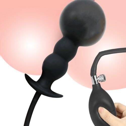 Anal Plug Sex Toys Expandable Anal Plugs Vestibular Inflatable Anal Dilator Masturbator Sex Toy for Male and Female Anal Plugs