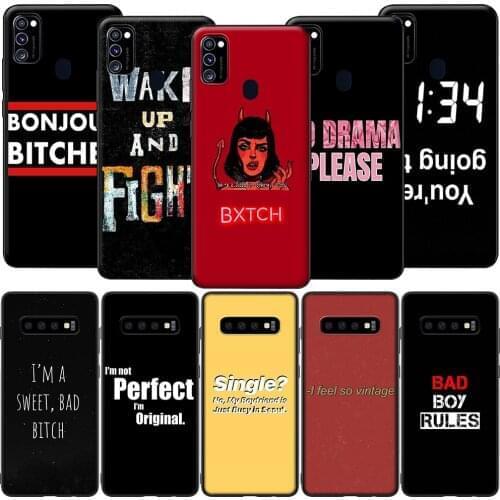 GX78 Graffiti Letter Quote Case for Samsung Note 8 9 10 20 Ultra J2 J5 J4 J6 Plus J7 Prime Duo J730 Pro Core J8 Lite