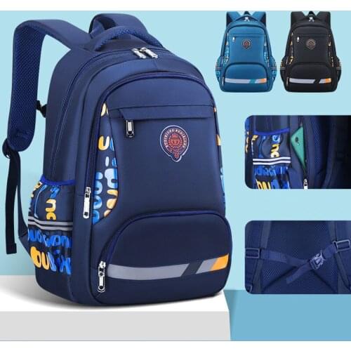 6-12 Years Childrens Backpack Boy Waterproof School Bags 1-3-6 Grade Backpack for Boys Load Reduction Baby Kid Bag Kids Mochila